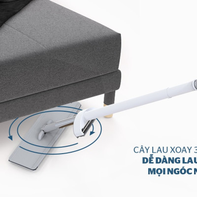 Cây lau nhà tự vắt đa năng Sunhouse KS-MO3211PW