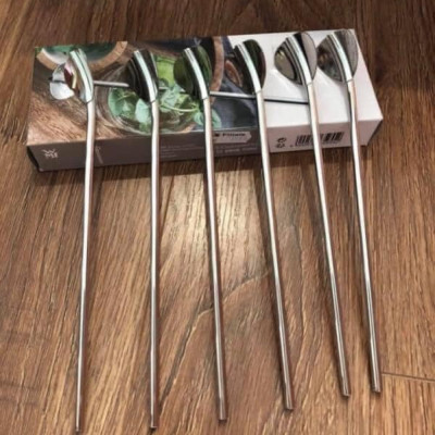 Ống hút kèm thìa 2 in 1 WMF Hàng chính hãng