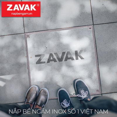 Nắp bể ngầm Zavak Inox 304. MHD 700x700