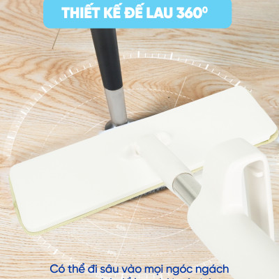 Cây lau nhà tự vắt thông minh sợi microfiber