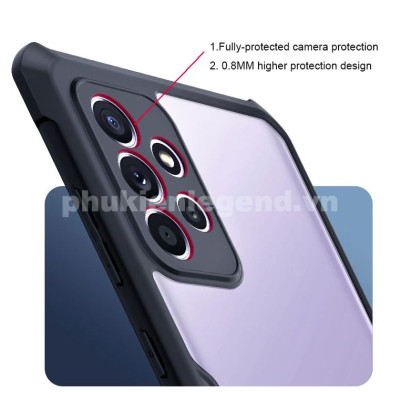 Ốp Lưng Chống Sốc Mặt Lưng Trong Suốt Bảo Vệ Cho Samsung Galaxy A52 - Hàng Chính Hãng Xundd