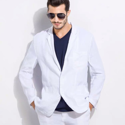 Áo khoác nam blazer chất linen nhiều màu, dễ lựa chọn, hottrend năm 2024