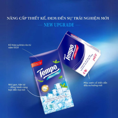 Combo 2 Lốc Khăn Giấy Bỏ Túi Tempo Petit (Lốc 18 Gói) - Gỗ Táo