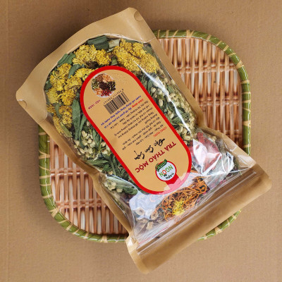 Túi 500Gr trà hoa thảo mộc 9 vị bổ thận mát gan giảm mỡ máu