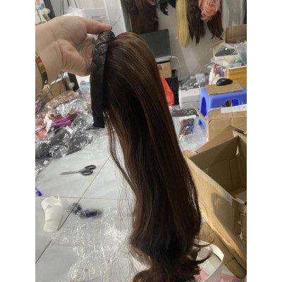 tóc giả băng đô tết bính nhỏ rít kèm tóc