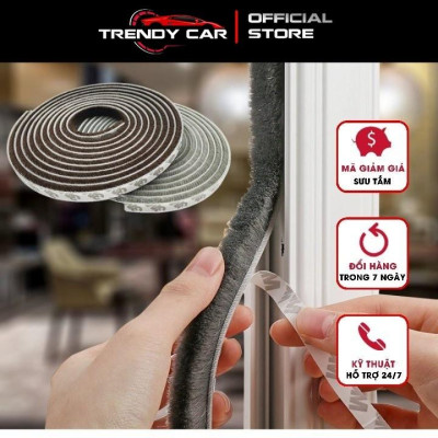 Ron lông nheo cạnh cửa lông chống ồn ngăn bụi cửa sổ và cửa đi trong Gia đình