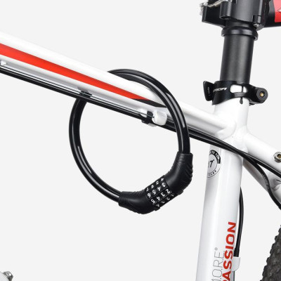 Khóa xe đạp xe máy chống trộm kết hợp mã số, khóa mật khẩu an toàn