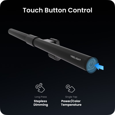 Đèn kẹp màn hình Yeelight Pura Monitor Light - Dùng cho màn hình cong, Điều chỉnh độ sáng - Hàng chính hãng