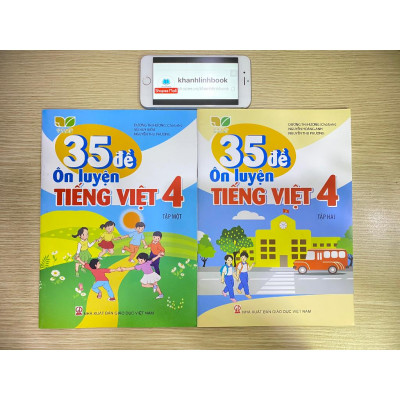 Sách - Combo 35 Đề ôn luyện Tiếng việt 4 tập 1 + 2 (Kết nối tri thức với cuộc sống)