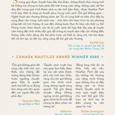 Sách Ôm Giữ Không Gian - Nghệ Thuật Yêu Thương Không Phán Xét