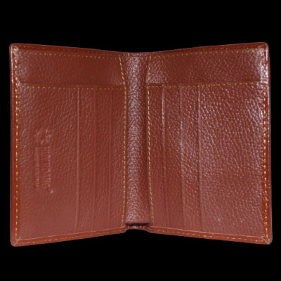 Ví nam da đà điểu màu nâu đỏ HJ92422-24-28-37 