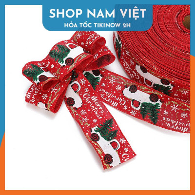 2 Mét Dây Ruy Băng Vải Trang Trí Giáng Sinh