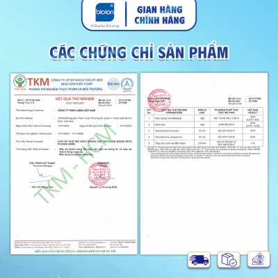 Chai Xịt Khử Mùi Sạch Khuẩn Cho Mèo Bioion Pets Pounce for Cat 500ml - Hương Sakura