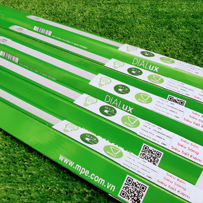 Combo 5 Bóng Đèn Led Tuýp Thủy Tinh MPE 1m2 18W Ánh Sáng Trắng