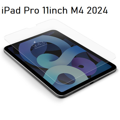 Kính cường lực cho iPad Pro 11 inch M4 2024 inch trong suốt Glass 9H chống trầy xướt ( hàng chính hãng)