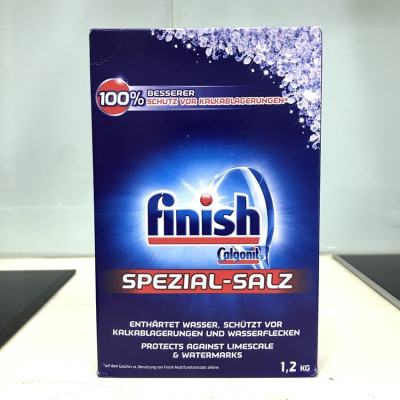 COMBO FINISH: Viên rửa bát Finish Classic 110 viên + Muối 1,2kg + Nước làm bóng 750ml