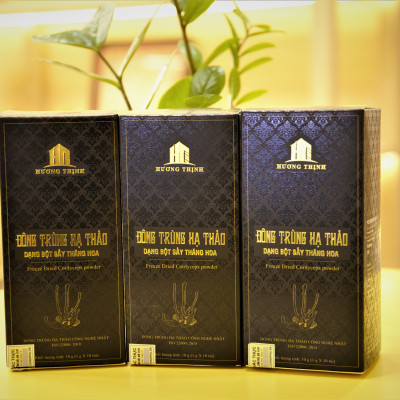 Bột Đông Trùng Hạ Thảo Sấy Thăng Hoa 10 Gam (Hộp 10 Gói)