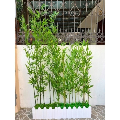 Trúc quân tử giả Set 20 cây trúc giả - Size từ 120cm đến 200cm - Cây giả, hoa lụa trang trí nhà cửa