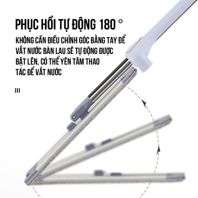 Cây Lau Nhà Tự Vắt Đa Năng - Tiện Lợi, Dễ Dàng Vệ Sinh Mọi Bề Mặt - HÀNG CHÍNH HÃNG MINIIN