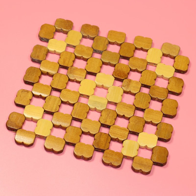 combo 2 Miếng lót nồi cách nhiệt gỗ trúc,lót bát đĩa nồi chống trơn - HENRYSA