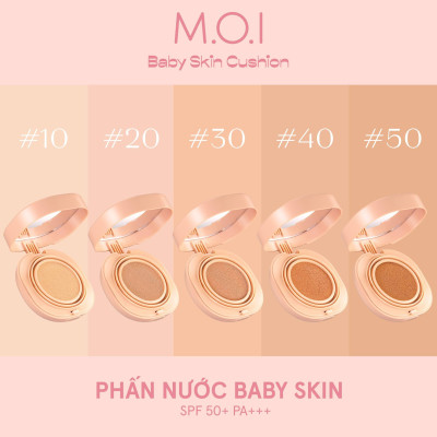Phấn Nước M.O.I 5M BABY SKIN CUSHION Hồ Ngọc Hà (2021)