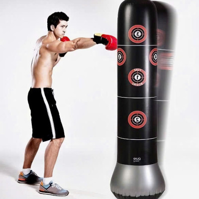 Bao trụ đấm bốc phản xạ tự cân bằng Pure boxing 1.0 kèm bơm cao 155cm (Tặng kèm 1 món quà tri ân) - Hàng chính hãng