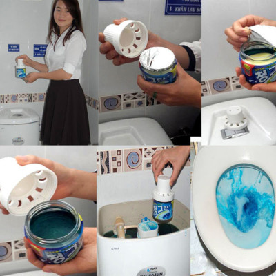 Chai khử khuẩn bồn cầu Family Hàn Quốc - Nhập khẩu chính hãng