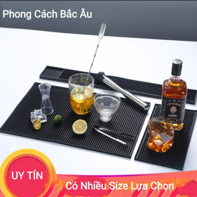 Bộ 3 Thảm Lót Cao Su Quầy Bar (45 x 30cm)