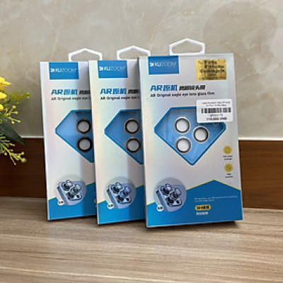 Bộ Vòng Bảo Vệ Camera Kuzoom Dành Cho iPhone 15pro/15promax (Bộ 3 Vòng) - Chống Bụi Và Mờ Camera - Siêu Xịn Xò Và Sang Chảnh.Hàng Nhập Khẩu