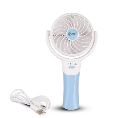 Quạt Sạc Tích Điện Mini Gấp Gọn Cầm Tay Comet CRF0904 3W Pin lithium-ion 3.7V 1200mAh Nhỏ Gọn Sạc USB Tiện Lợi hàng chính hãng