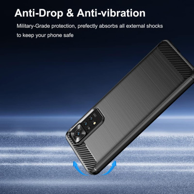 Ốp lưng chống sốc vân kim loại cho Xiaomi Redmi Note 11 Pro 4G / 5G hiệu Likgus (chuẩn quân đội, chống va đập, chống vân tay) - Hàng nhập khẩu