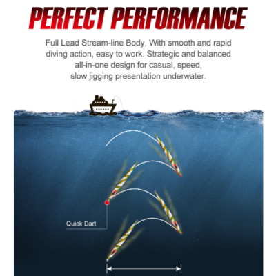 Mồi Jigging Noeby NBL 1007N,  100g, màu ngẫu nhiên