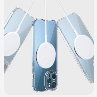 Ốp Lưng Hỗ trợ Sạc Magsafe Thương Hiệu Leeu Design dành cho iPhone 12 Pro Max - Hàng Nhập Khẩu