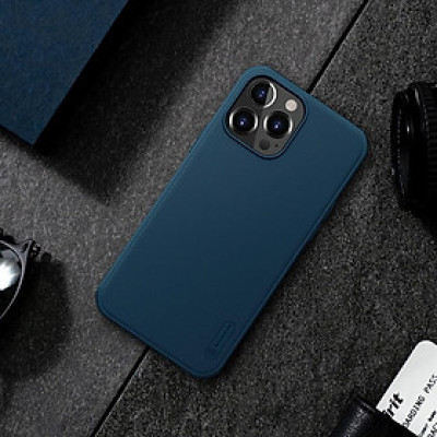 Ốp lưng nhám chống sốc cho IPhone 16 Pro Max , 16 Pro , 16 Plus , 16 , 15 Pro Max , 14 Pro Max Lưng cứng viền dẻo hiệu Nillkin Super Frosted - hàng chính hãng