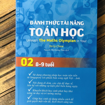 Sách - Đánh thức tài năng toán học 2 - Toán lớp 2, lớp 3 ( 8 - 9 tuổi ) -Á Châu Books