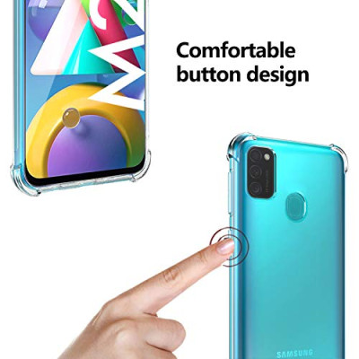 Ốp lưng silicon dẻo trong chống sốc dành cho Samsung M21