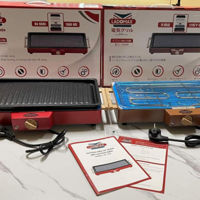 Bếp Nướng điện đa năng Ladomax HA-1186 - Hàng Chính Hãng 