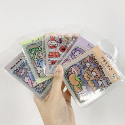 Bộ 20 Tờ Sticker Nhiều Hình Cô Gái Và Bé Thỏ - Telado MSTZ-12/2-6 (Mẫu Màu Giao Ngẫu Nhiên)