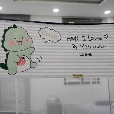 Màn Chụp Đỉnh Vuông Cao Cấp Mộc Miên ( Hình thật )