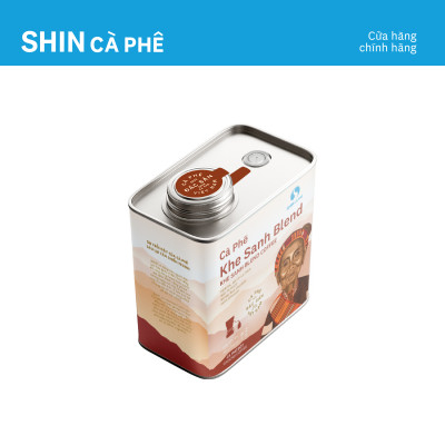 Cà phê Khe Sanh Blend - SHIN Cà phê - Cà phê pha phin - Hộp thiếc 200g