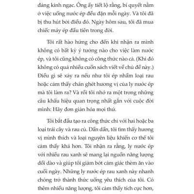 Nước Ép Tươi Xanh Thải Độc Chữa Lành