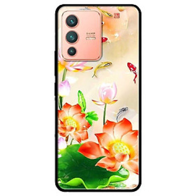 Ốp lưng dành cho Vivo V23 5G / S12 - Vivo Y15s / Y15A mẫu Sen Nở Và Koi