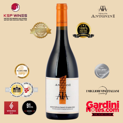 RƯỢU VANG ĐỎ Ý ANTONINI MONTEPULCIANO D’ABRUZZO DOC