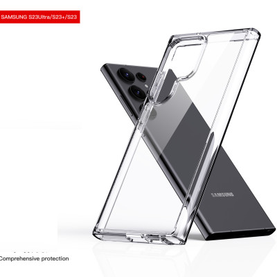 Ốp lưng chống sốc cho Samsung Galaxy S23, S23 Plus, S23 Ultra hiệu Likgus Crashproof (siêu mỏng, chống chịu mọi va đập, chống ố vàng) - Hàng nhập khẩu