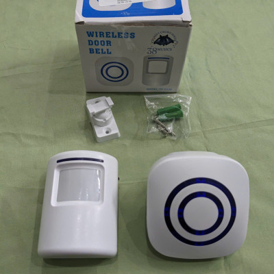 Chuônjg Cửja Bájo Khách Hồng Ngoại Không Dây 2IN1 - Cảm Biến Chống Trộjm Thông Minh Hiệu Quả , ĐÈN TRANG TRÍ