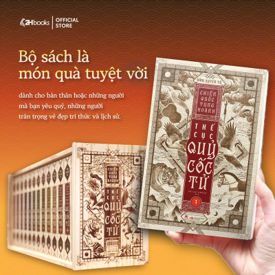Sách- TRỌN BỘ MƯỜI BA TẬP CHIẾN QUỐC TUNG HOÀNH - THẾ CỤC QUỶ CỐC TỬ - ẤN PHẨM ĐẶC BIỆT TẶNG KÈM HỘP GỖ, BẢN ĐỒ LIỆT QUỐC (TÁI BẢN 2024) - 2HBooks