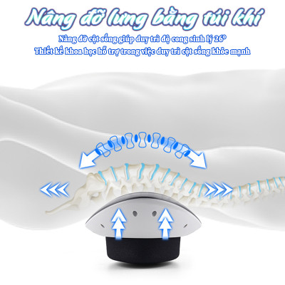 Máy kéo giãn cột sống lưng Lumbar Massager Nikio ST-1201 - Massage cho người thoát vị đĩa đệm