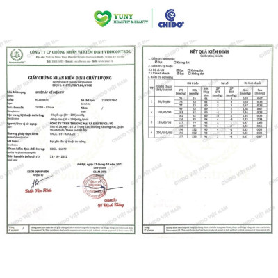 Máy đo huyết áp bắp tay CHIDO phiên bản mới - Bảo hành 5 năm tại nhà