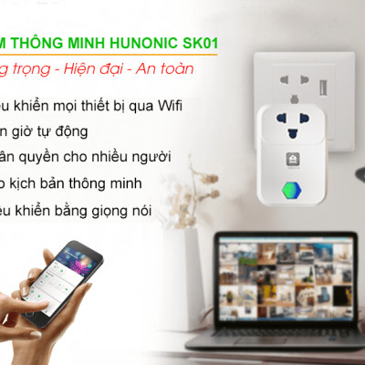 Ổ cắm thông minh Hunonic SK01