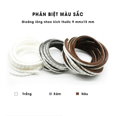 Ron lông nheo cạnh cửa lông chống ồn ngăn bụi cửa sổ và cửa đi trong Gia đình